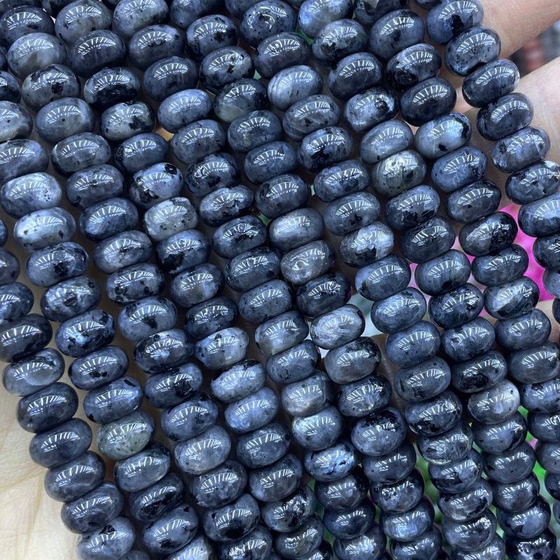 Jewelry Making Amazon - 4X6MM 5X8MM Natural Stone Spacers Round