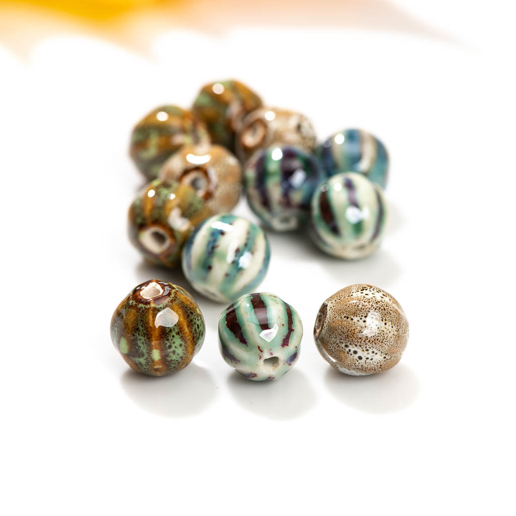 Jewelry Making Amazon - 5pcs 16mm Watermelon Ceramic Beads Jewelry