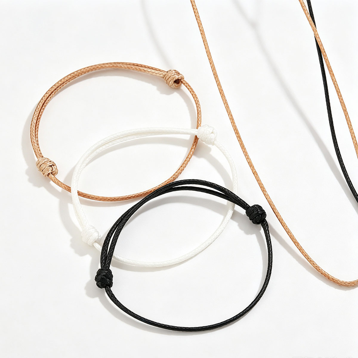 Jewelry Making Knots - 10pcs 70/25cm Adjustable Necklace Wax Rope