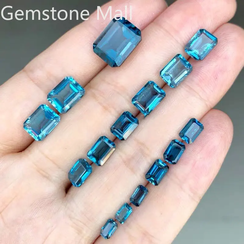 Jewelry Making In London - Emerald Cut Natural Topaz 4mm*6mm To