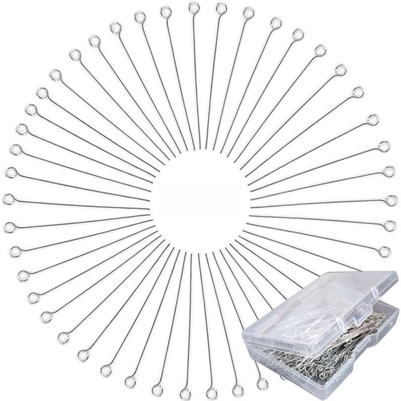Jewelry Making Eye Pins - A01F-Hot 300 Pcs 1.6 Inch 304
