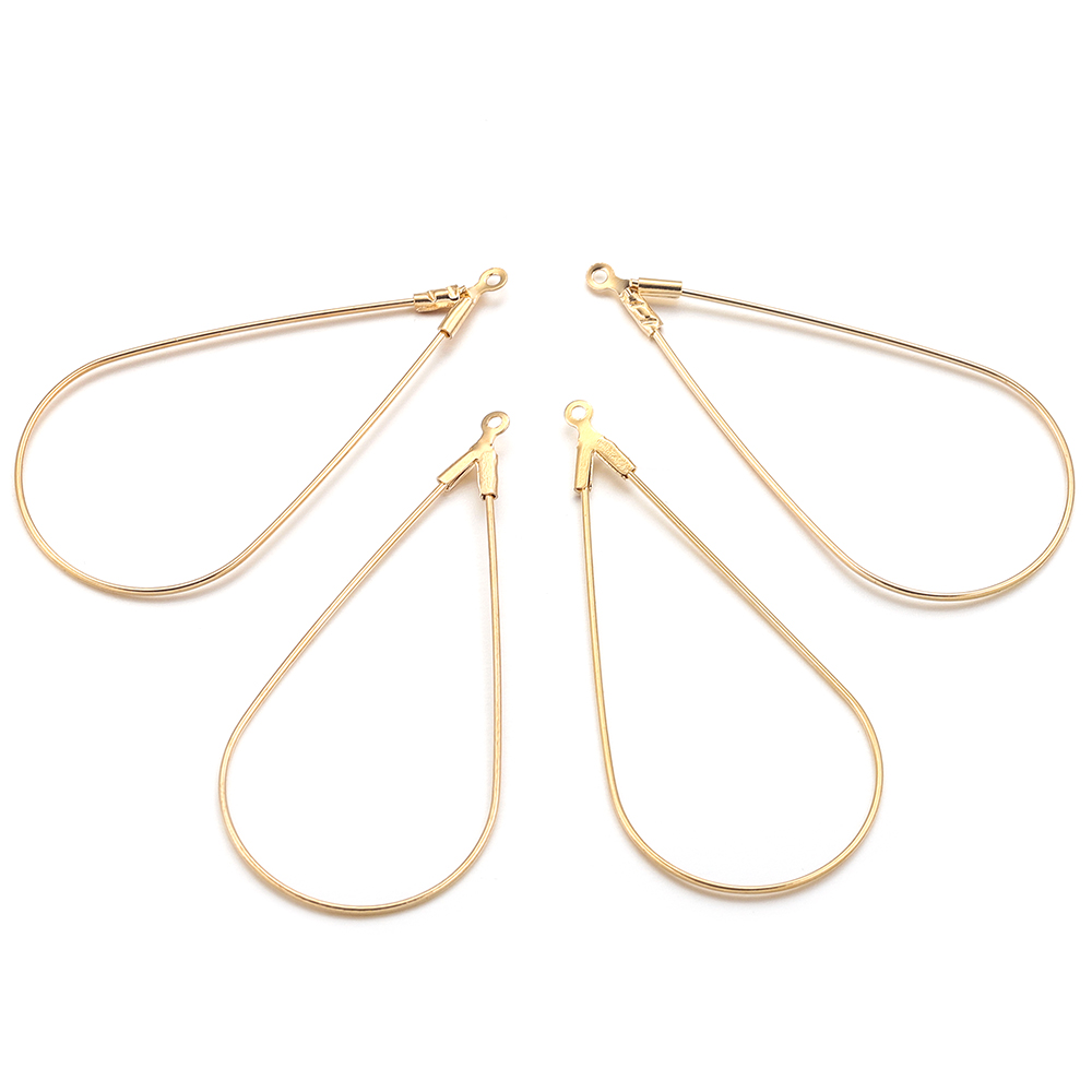 Jewelry Making Knots - 10pcs Stainless Steel Teardrop Shaped Circle