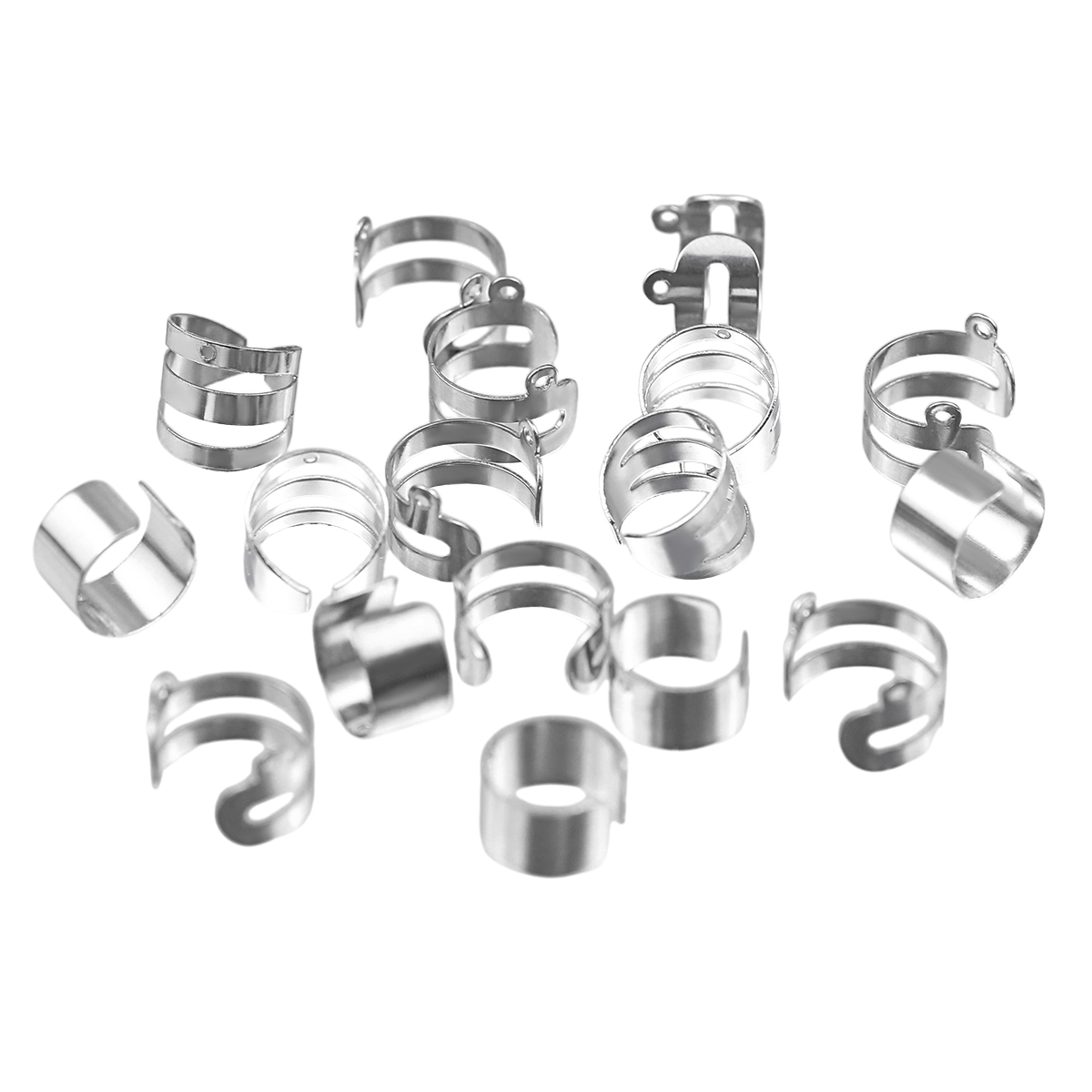 Jewelry Making Thread - 10-11mm Stainless Steel Double/Triple-Wire Earring Clips
