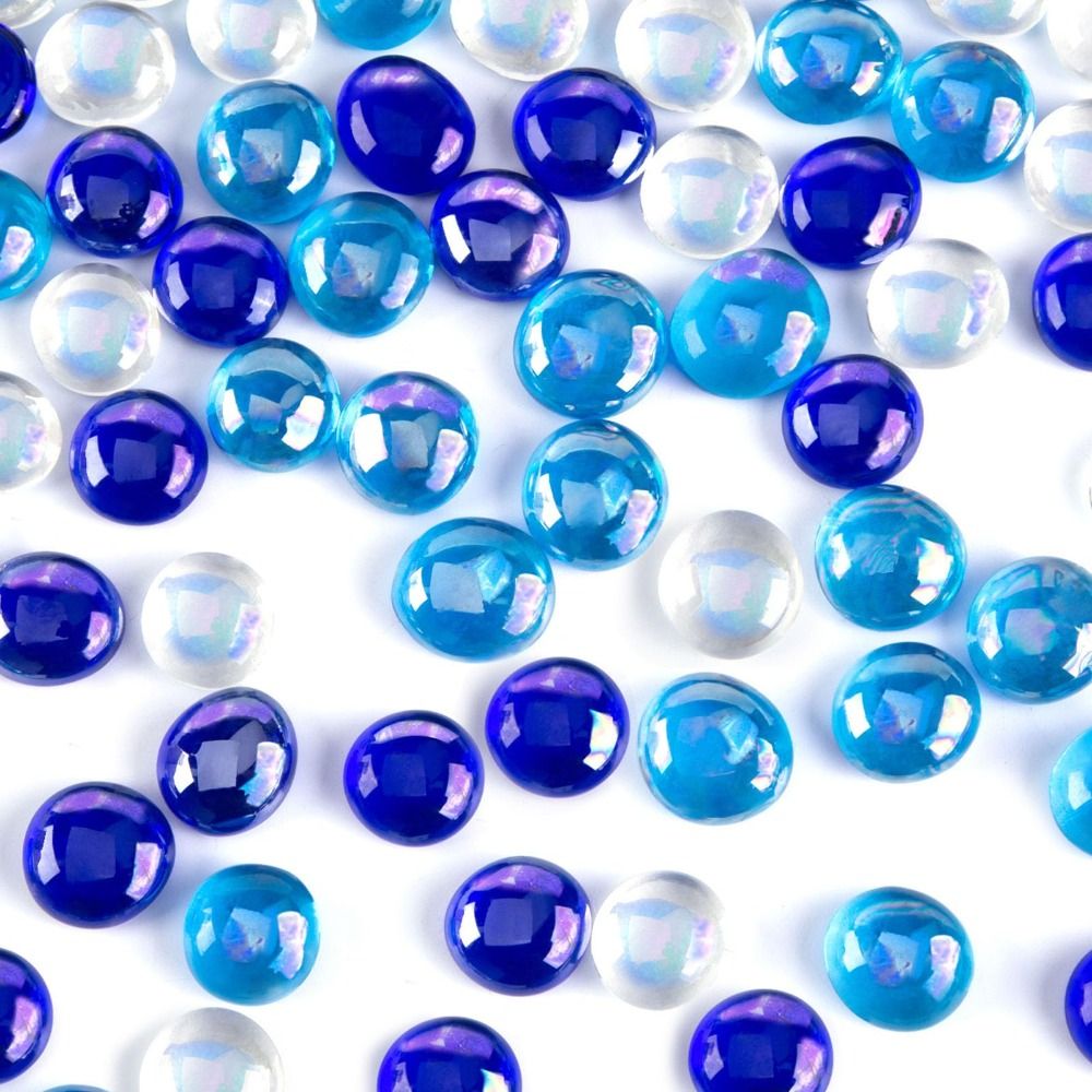 Crystal Bead Mix - Glass Pebbles Vase Filler Beads Decorative