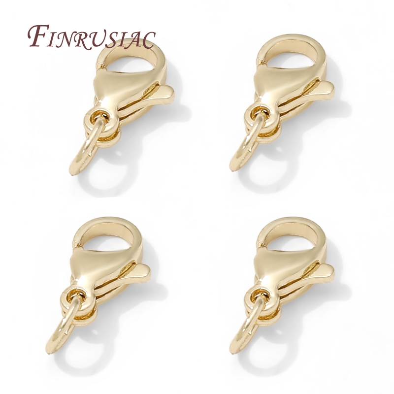 Jewelry Making School - Stainless Steel Gold Plated 10mm Lobster