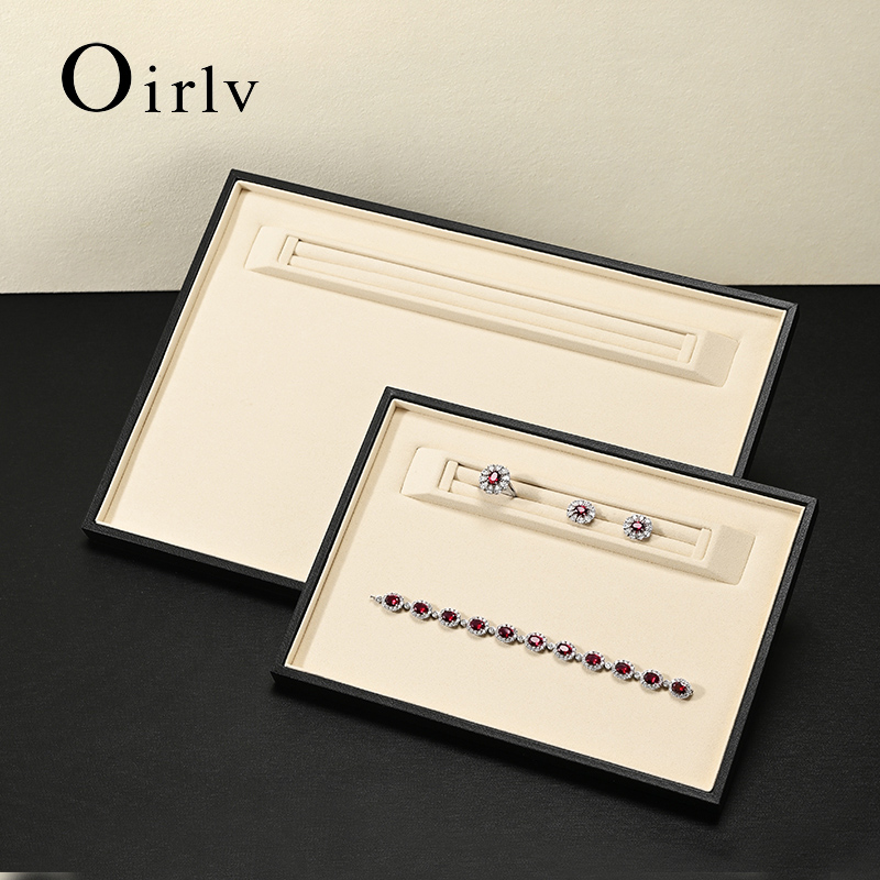 Jewelry Making Organizer - Oirlv Leather Jewelry Tray Rings Necklaces