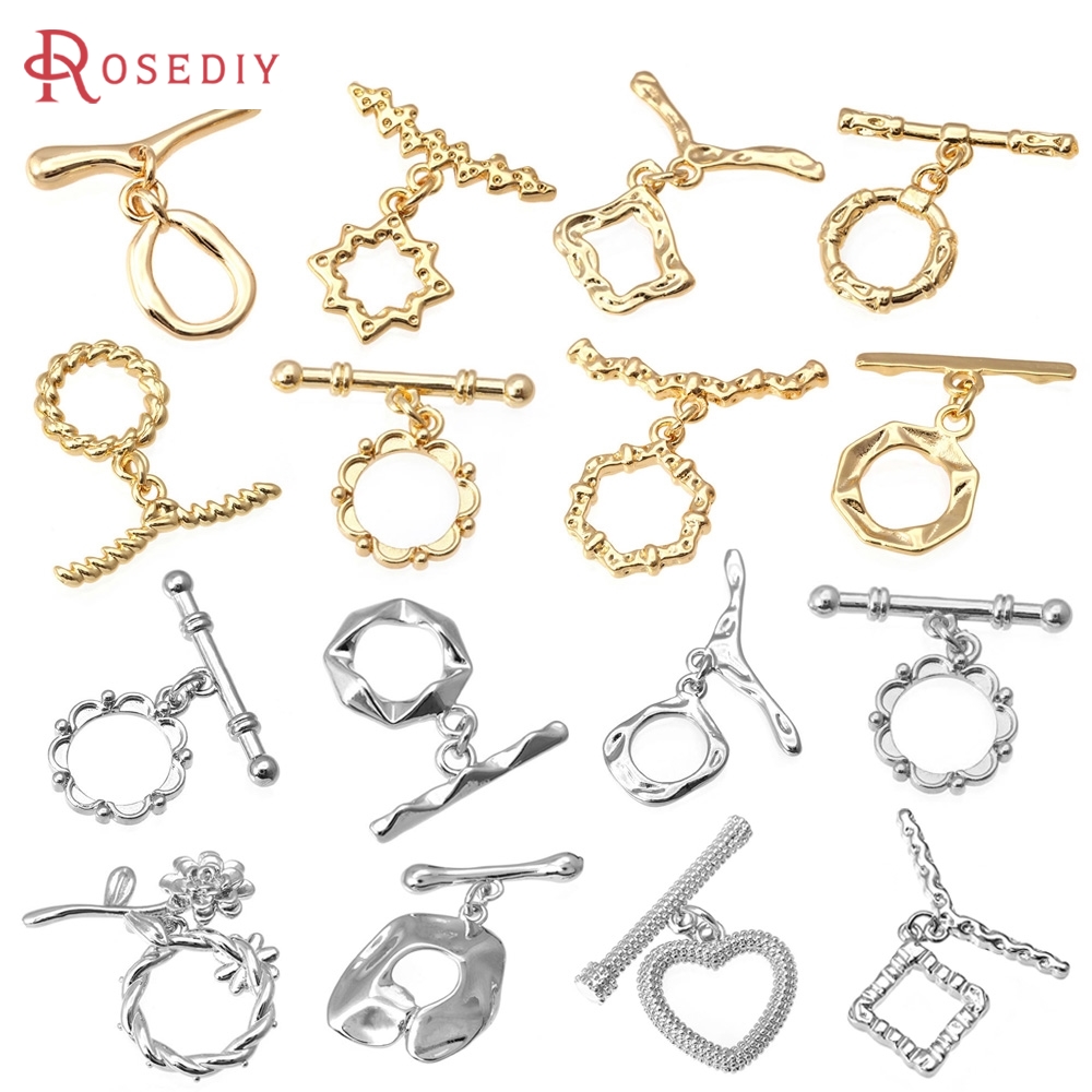 Jewelry Making Tools And Supplies - 6 Sets 18K Gold Color Brass
