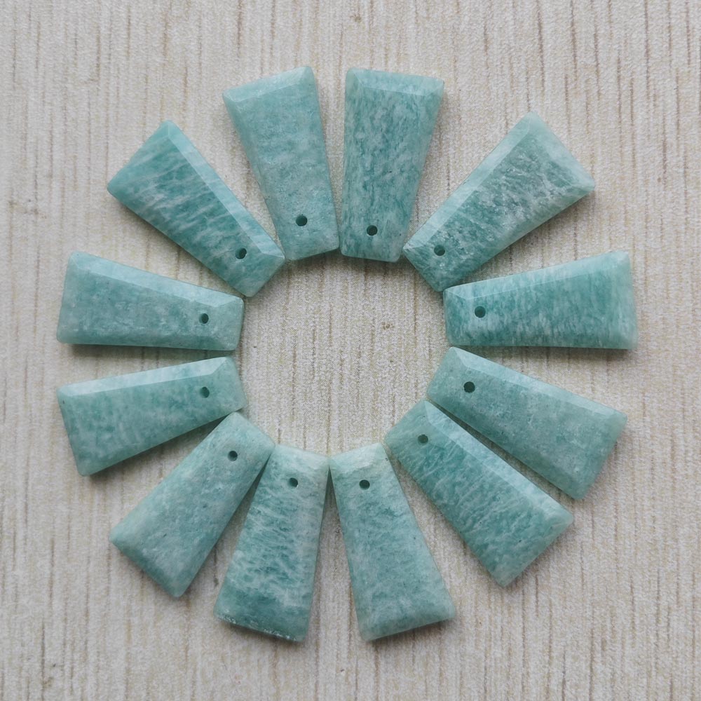 Jewelry Making Amazon - 12pcs New Beautiful Natural amazon stone