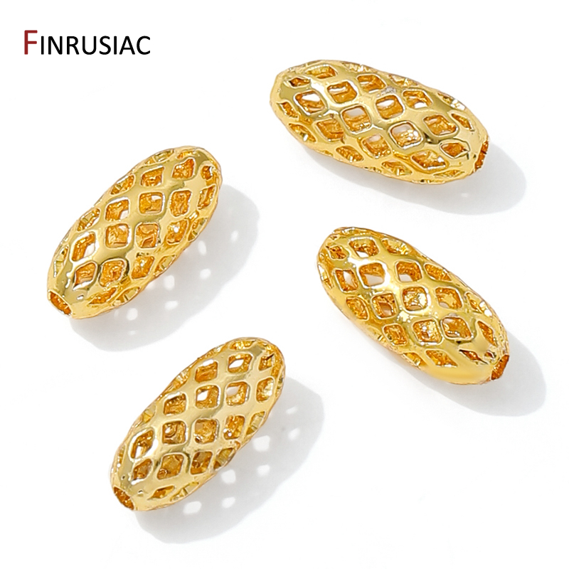 Jewelry Making Tools And Supplies - 10PCS 14/18K Gold Plated Brass Hollow