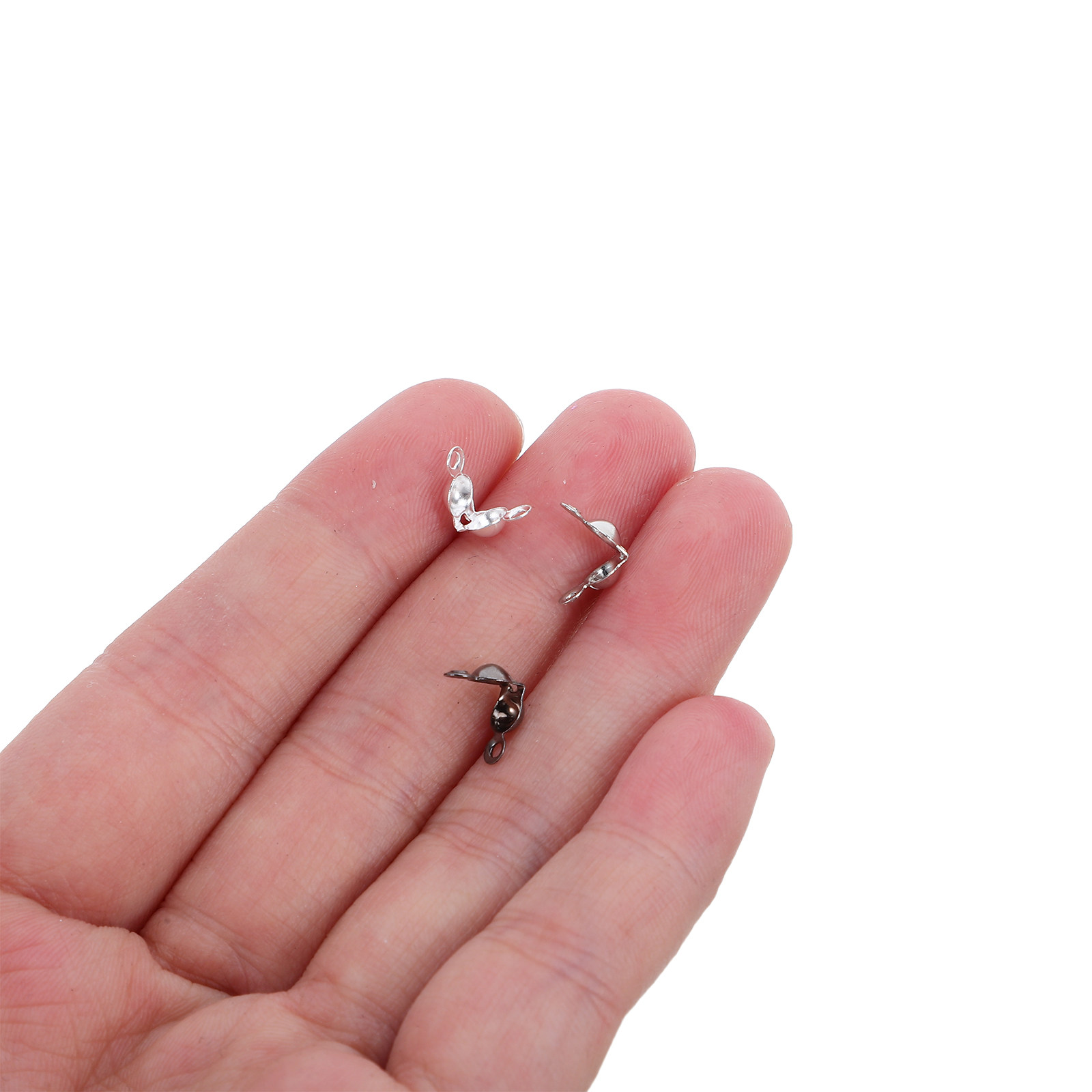 Jewelry Making Knots - 600Pcs Necklace End Buckle Iron Bead