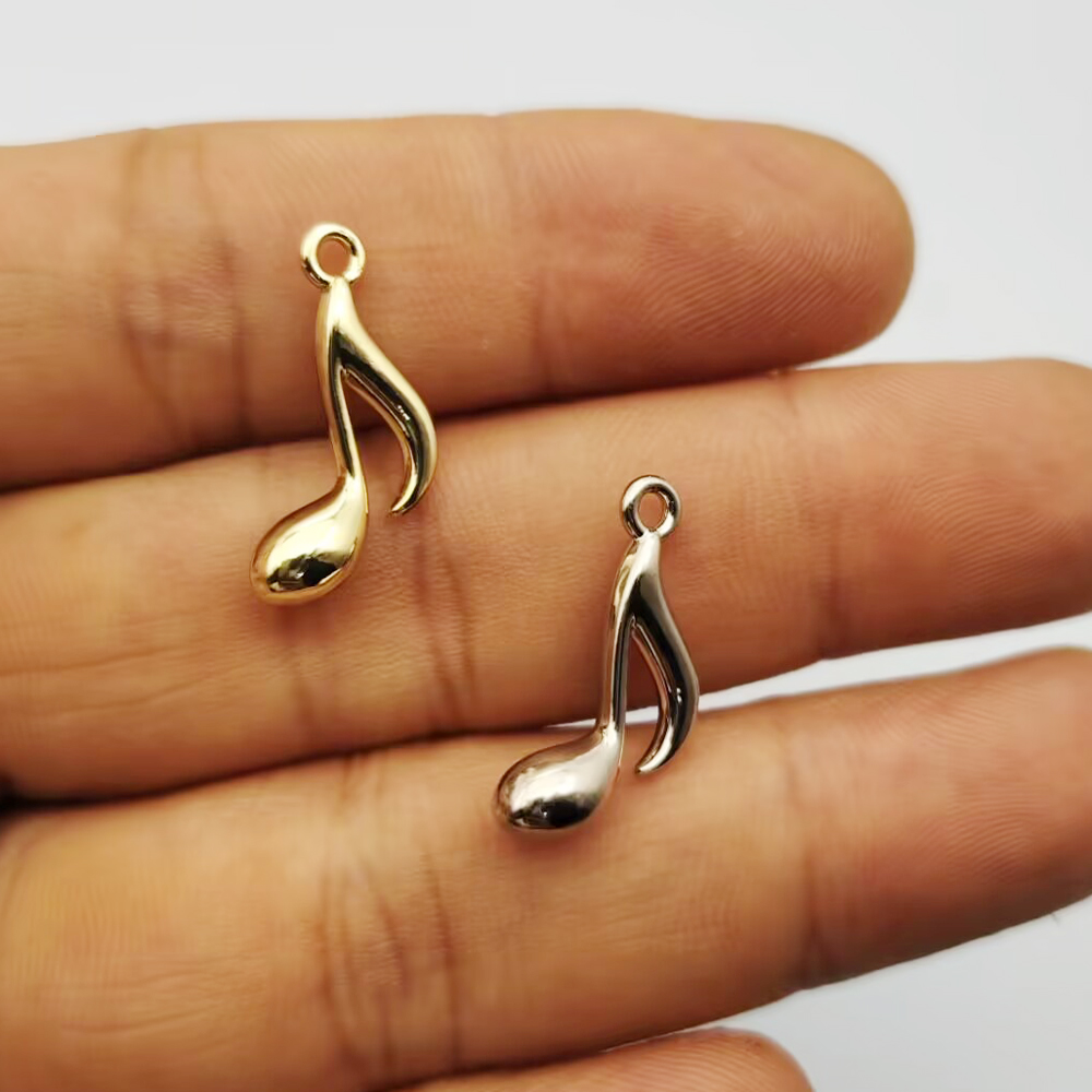 Jewelry Making Notes - 10pcs Music Note Charm for Jewelry