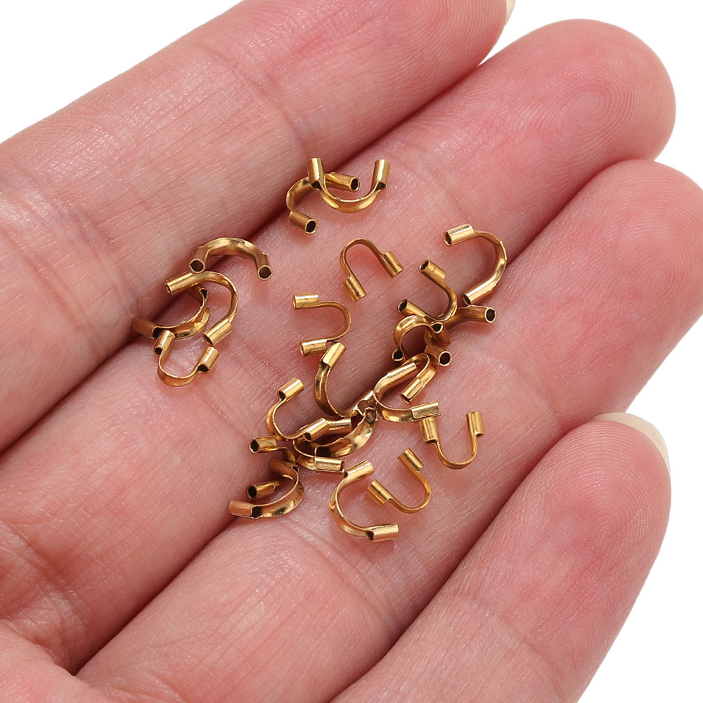 Jewelry Making Thread - 50pcs Stainless Steel Wire Guard Guardian
