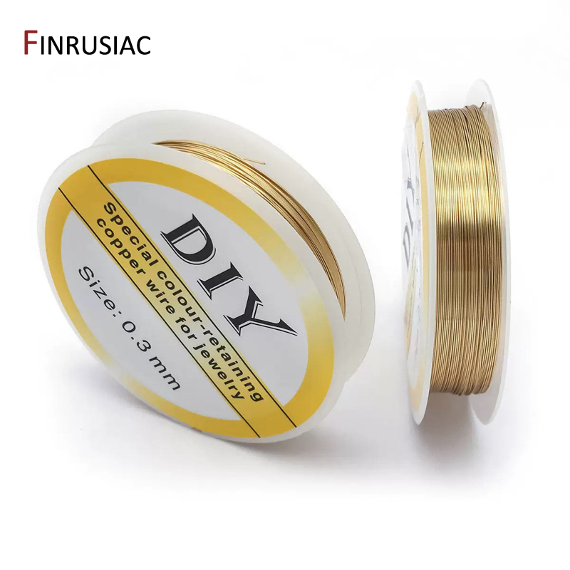 Jewelry Making Thread - 14K Gold Plated Copper Wire For