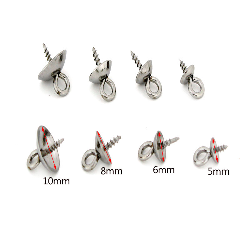 20Pcs Stainless Steel Clasps H - Jewelry Making Eye Pins 评论和价格