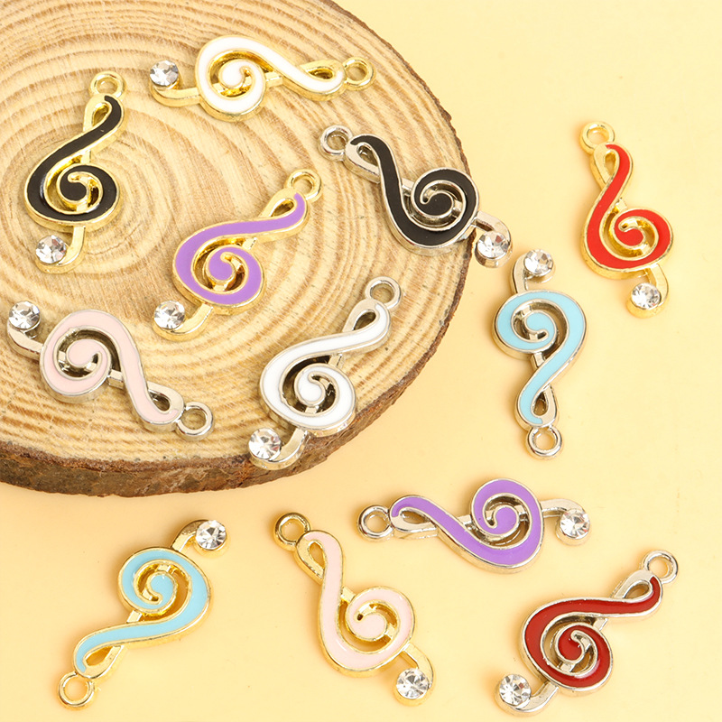 100PC/lot music note Pendant C - Jewelry Making Notes 评论和价格
