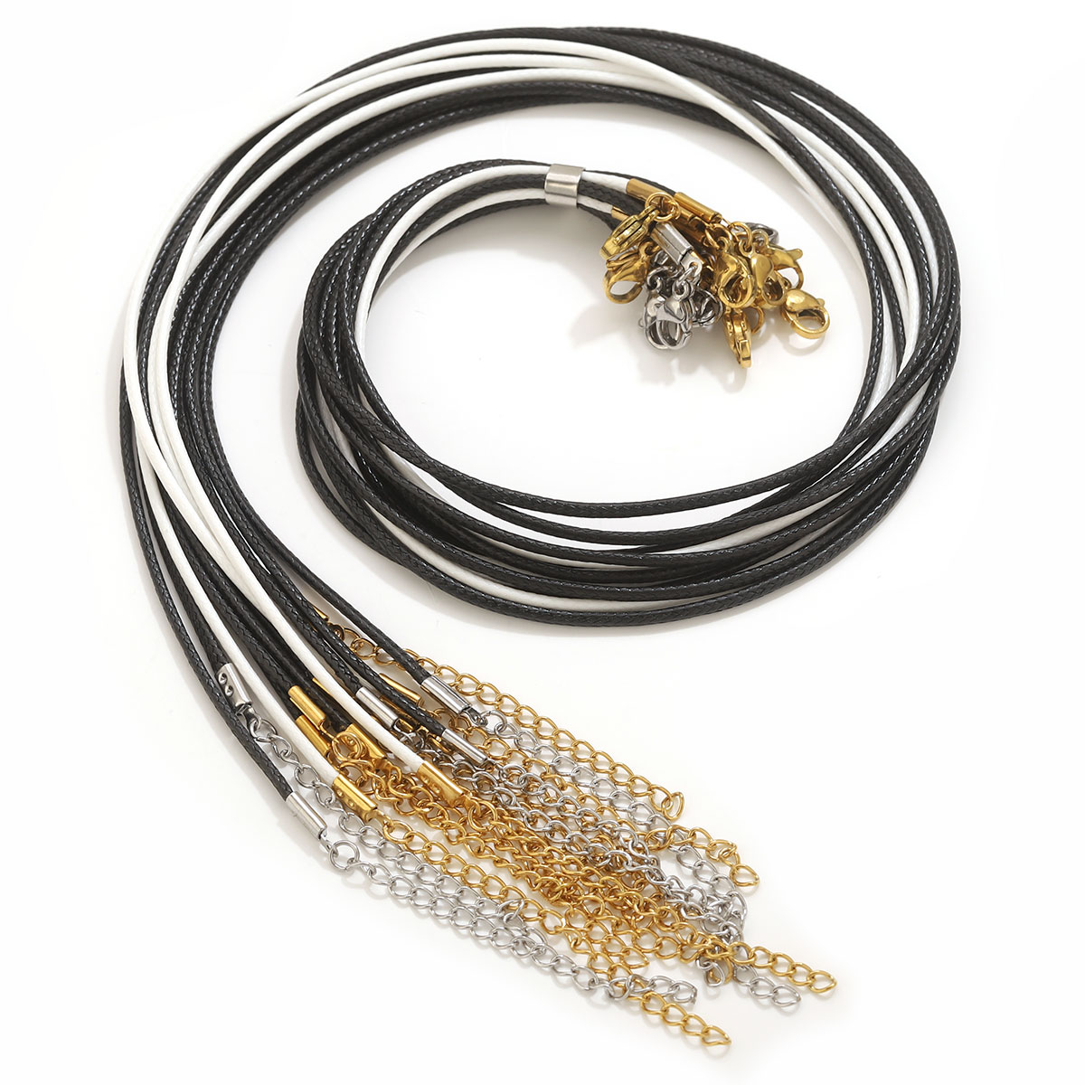 5pcs Leather Cord Necklace Wit - Jewelry Making Wax 评论和价格