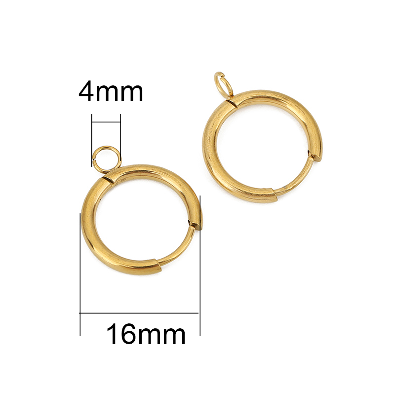 10pcs PVD Never Fade Earrings  - Jewelry Making Essentials 评论和价格