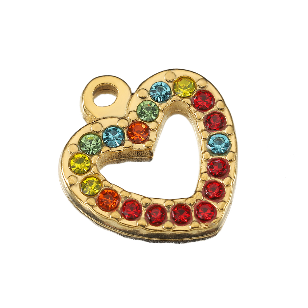 5pcs Mixed Stainless Steel Rhi - Crystal Bead Mix 评论和价格
