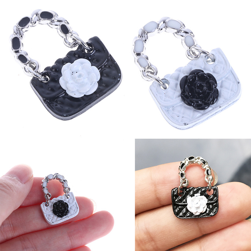 1pc Fashion Bag Enamel Charms  - Jewelry Making Knots 评论和价格