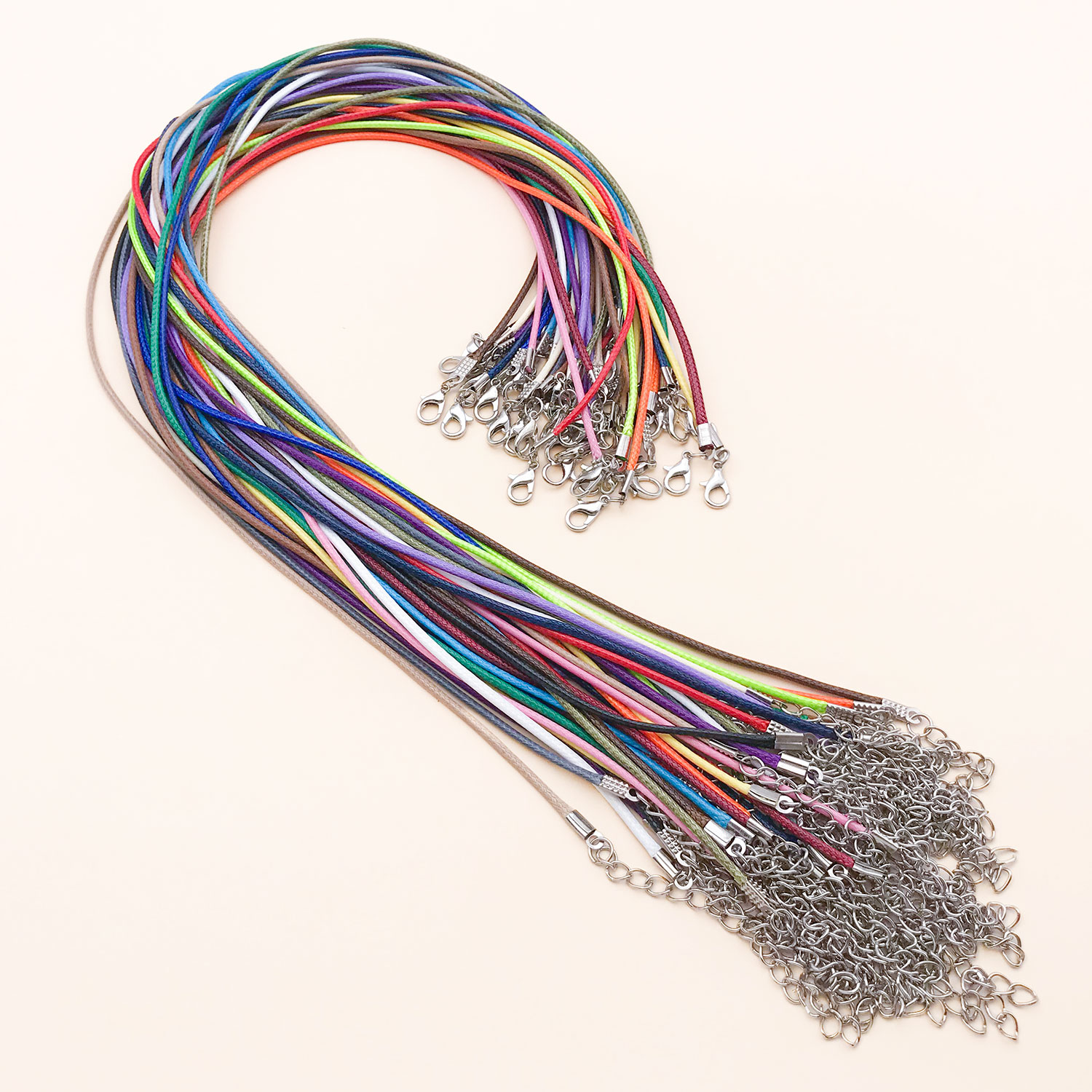 10pcs 45+5mm 1.5mm New Leather - Jewelry Making Wax 评论和价格
