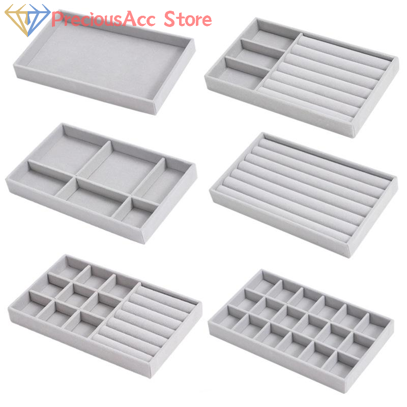 Velvet Jewelry Tray Display Ca - Jewelry Making Organizer 评论和价格