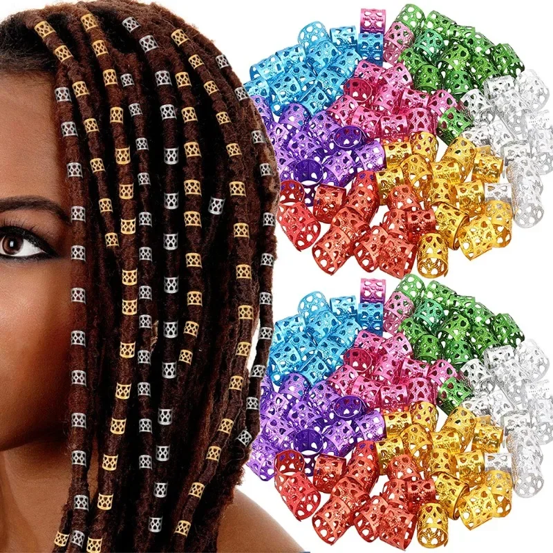 500pcs Gold Silver Dreadlock H - Jewelry Making For Adults 评论和价格