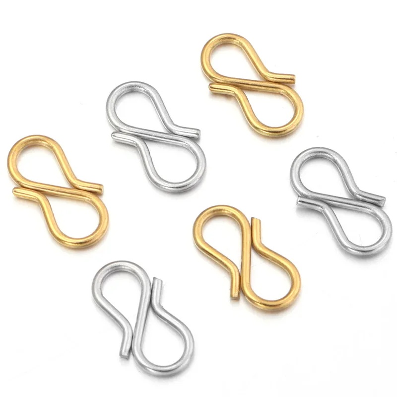 30pcs Stainless Steel S Shape  - Jewelry Making School 评论和价格