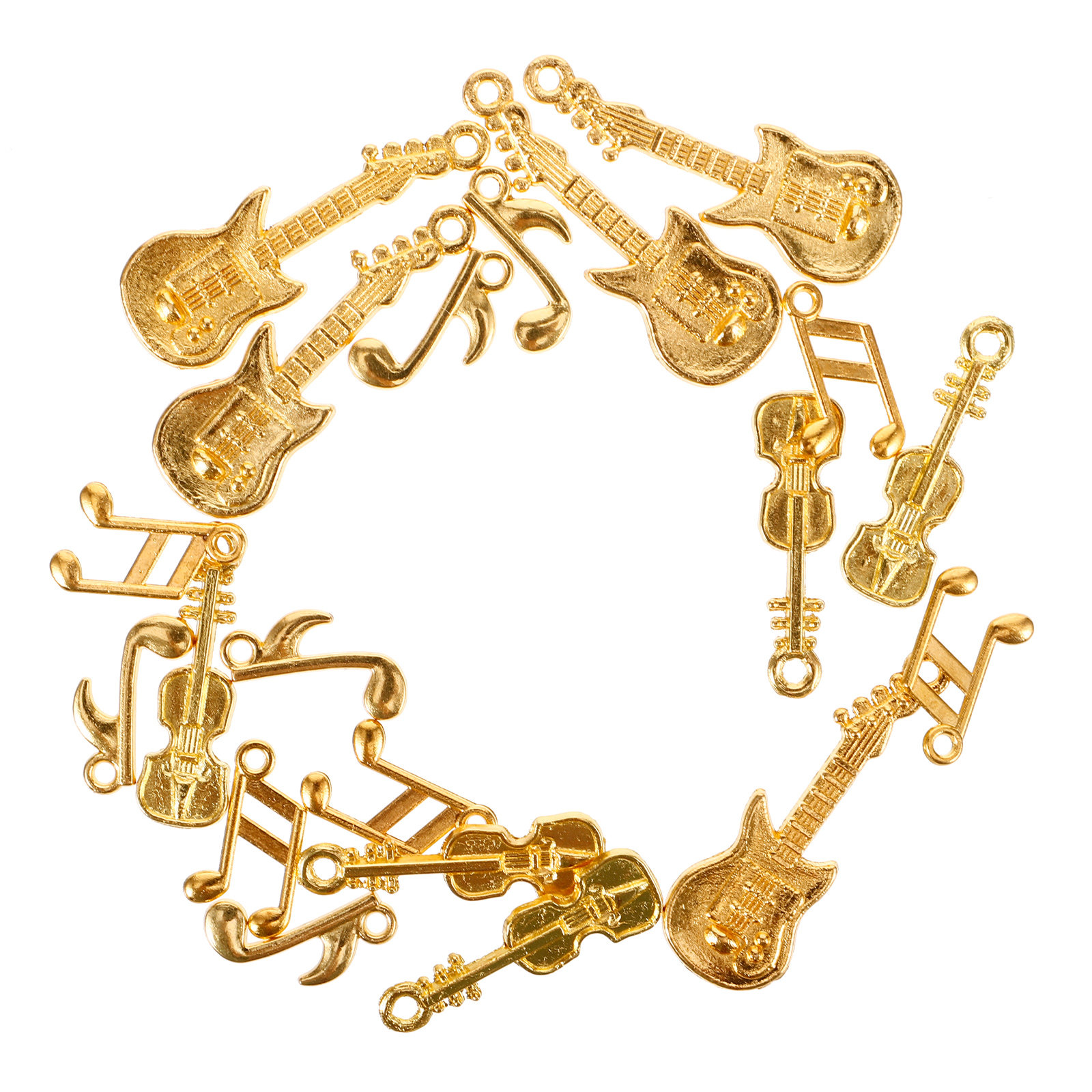 1Set Music Note Guitar Pendant - Jewelry Making Notes 评论和价格