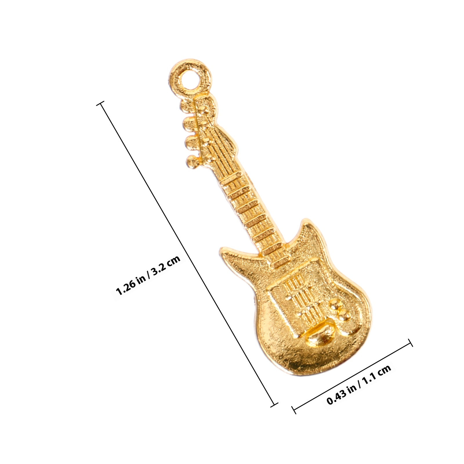 1Set Music Note Guitar Pendant - Jewelry Making Notes 评论和价格