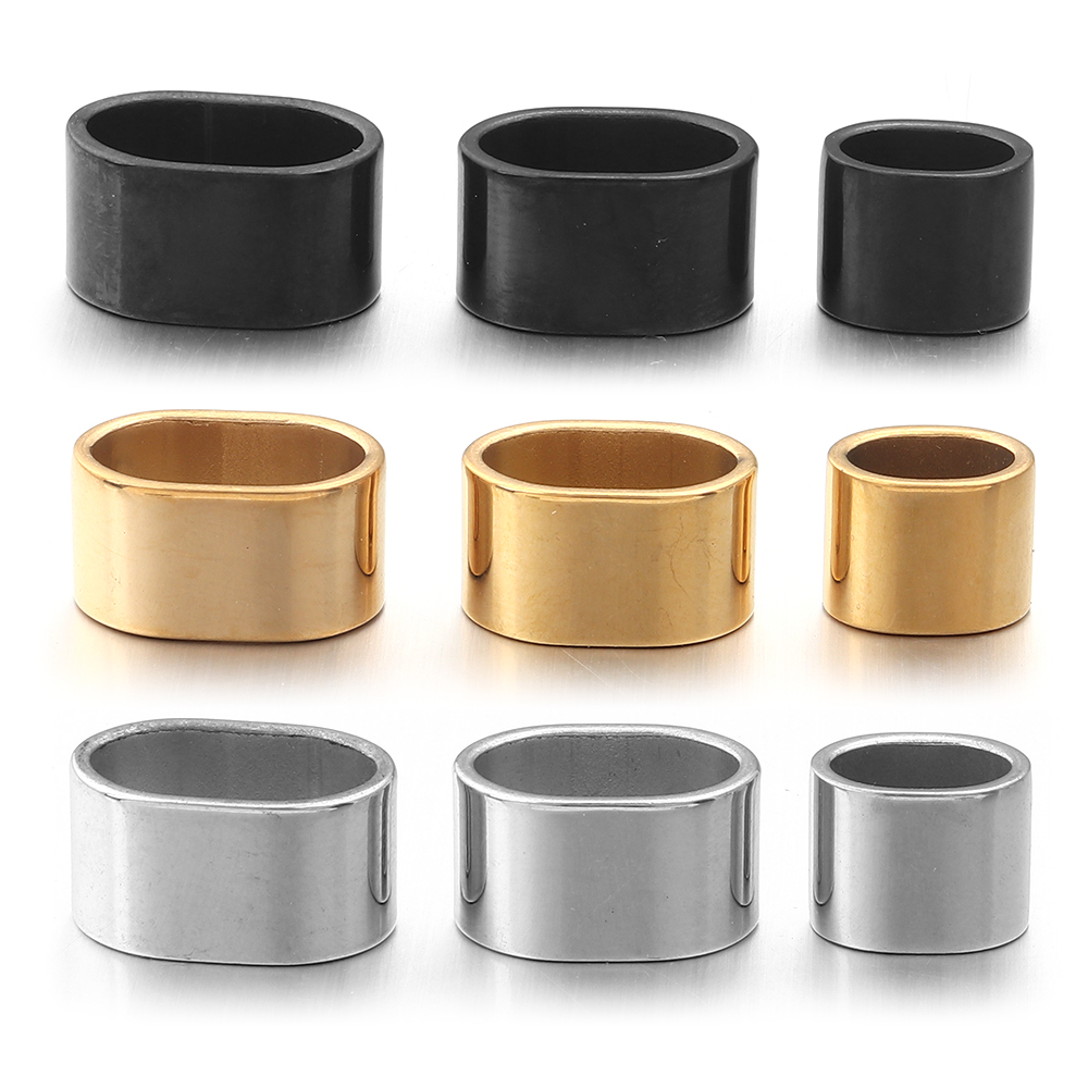 6pcs Flat Stainless Steel Tube - Jewelry Making School 评论和价格