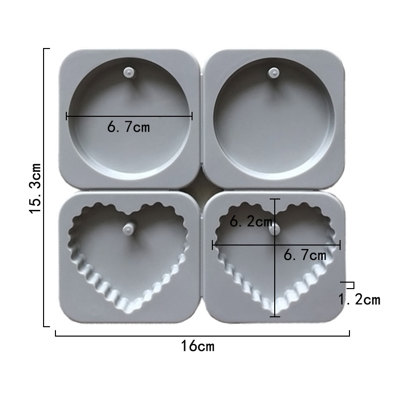 Round Heart Scented Wax Melt S - Jewelry Making Wax 评论和价格