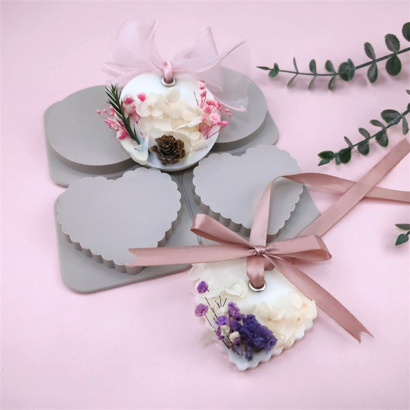 Round Heart Scented Wax Melt S - Jewelry Making Wax 评论和价格
