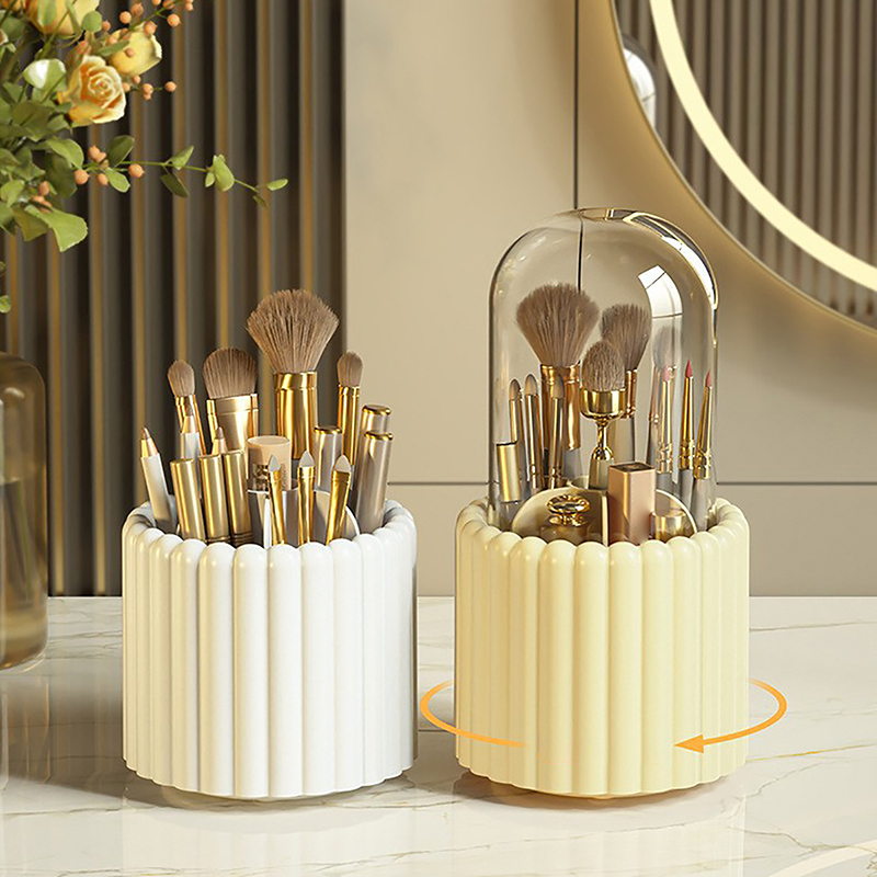 360° Rotating Makeup Brushes H - Jewelry Making Organizer 评论和价格