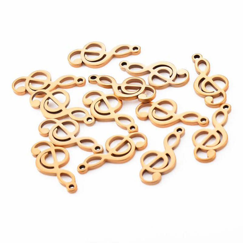 10pcs Charms Musical Note Stai - Jewelry Making Notes 评论和价格
