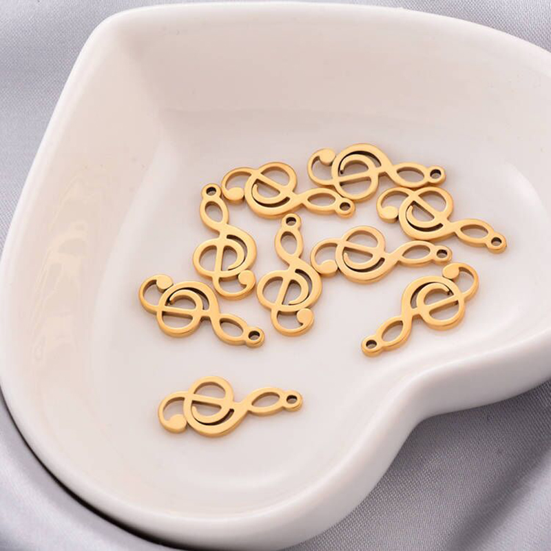10pcs Charms Musical Note Stai - Jewelry Making Notes 评论和价格