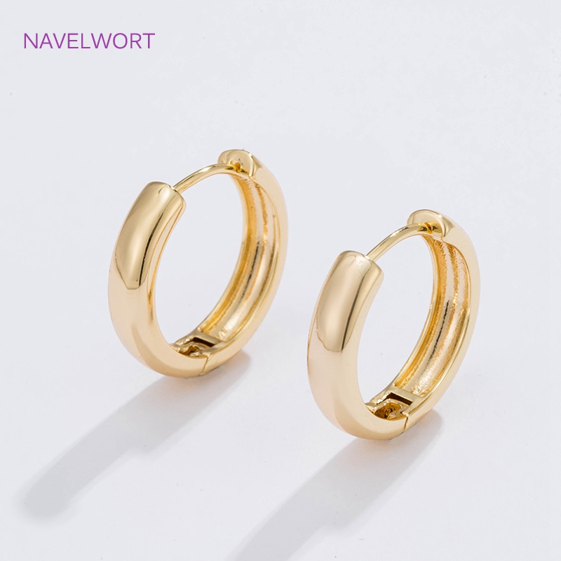 6 Sizes Gold Plated Circle Hoo - Jewelry Making Knots 评论和价格