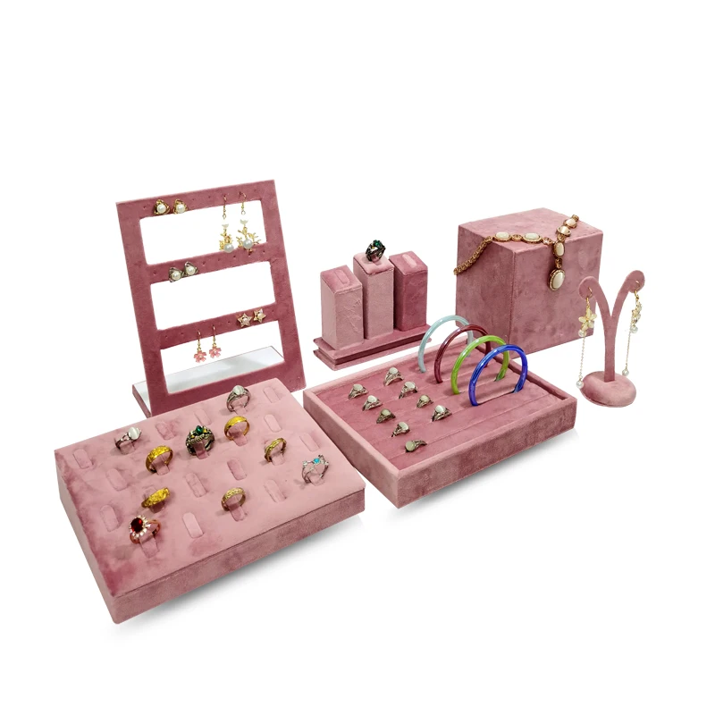 New Pink Velvet Jewelry Organi - Jewelry Making Organizer 评论和价格
