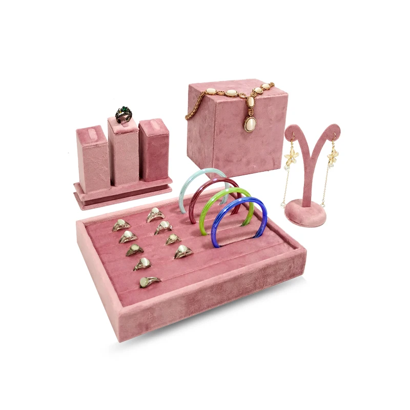 New Pink Velvet Jewelry Organi - Jewelry Making Organizer 评论和价格