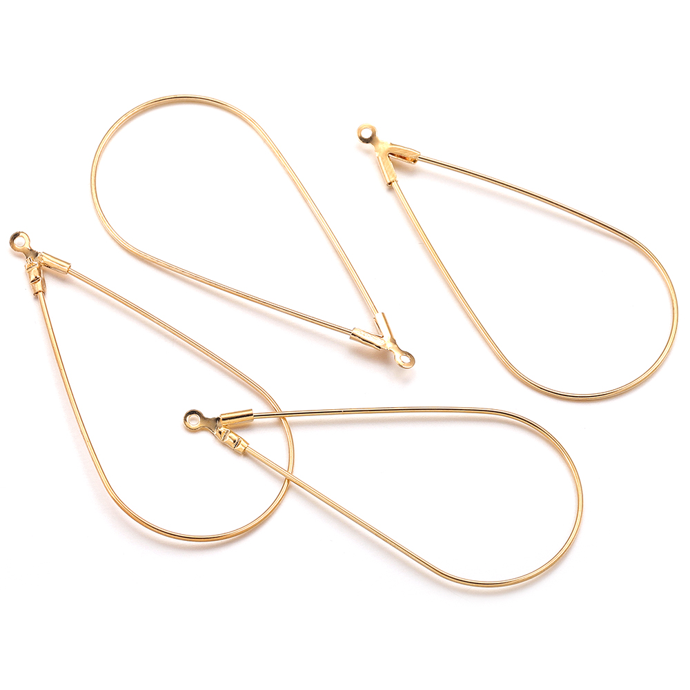 10pcs Stainless Steel Teardrop - Jewelry Making Knots 评论和价格