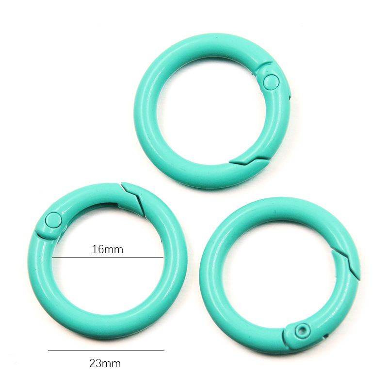5-20pcs Colorful Spring O Ring - Jewelry Making School 评论和价格