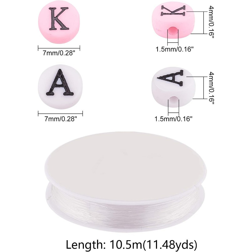 Greek Alphabet Bead Stretch Br - Jewelry Making Thread 评论和价格