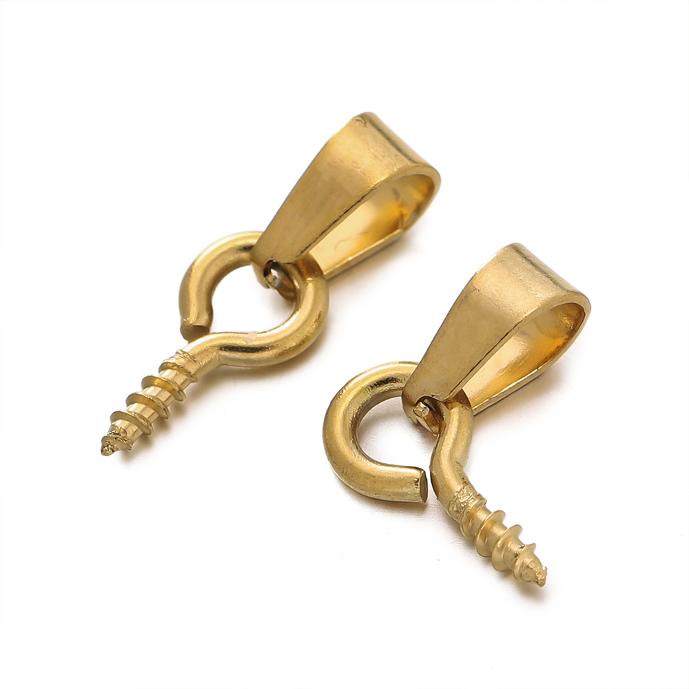 20Sets Stainless Steel Bail Cl - Jewelry Making Eye Pins 评论和价格
