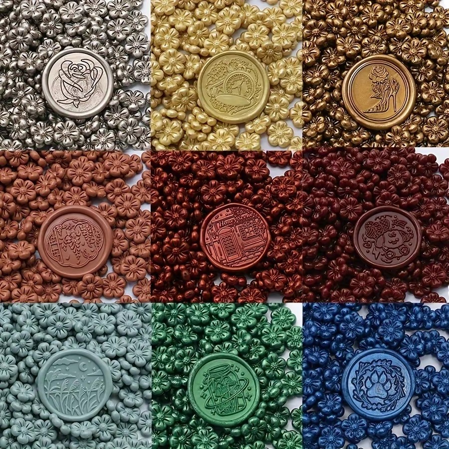 Flower-Shaped Sealing Wax Bead - Jewelry Making Wax 评论和价格