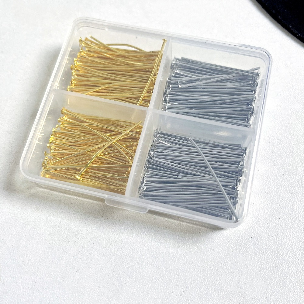 400pcs Mixed Iron Head Pins 30 - Jewelry Making Tools And Supplies 评论和价格
