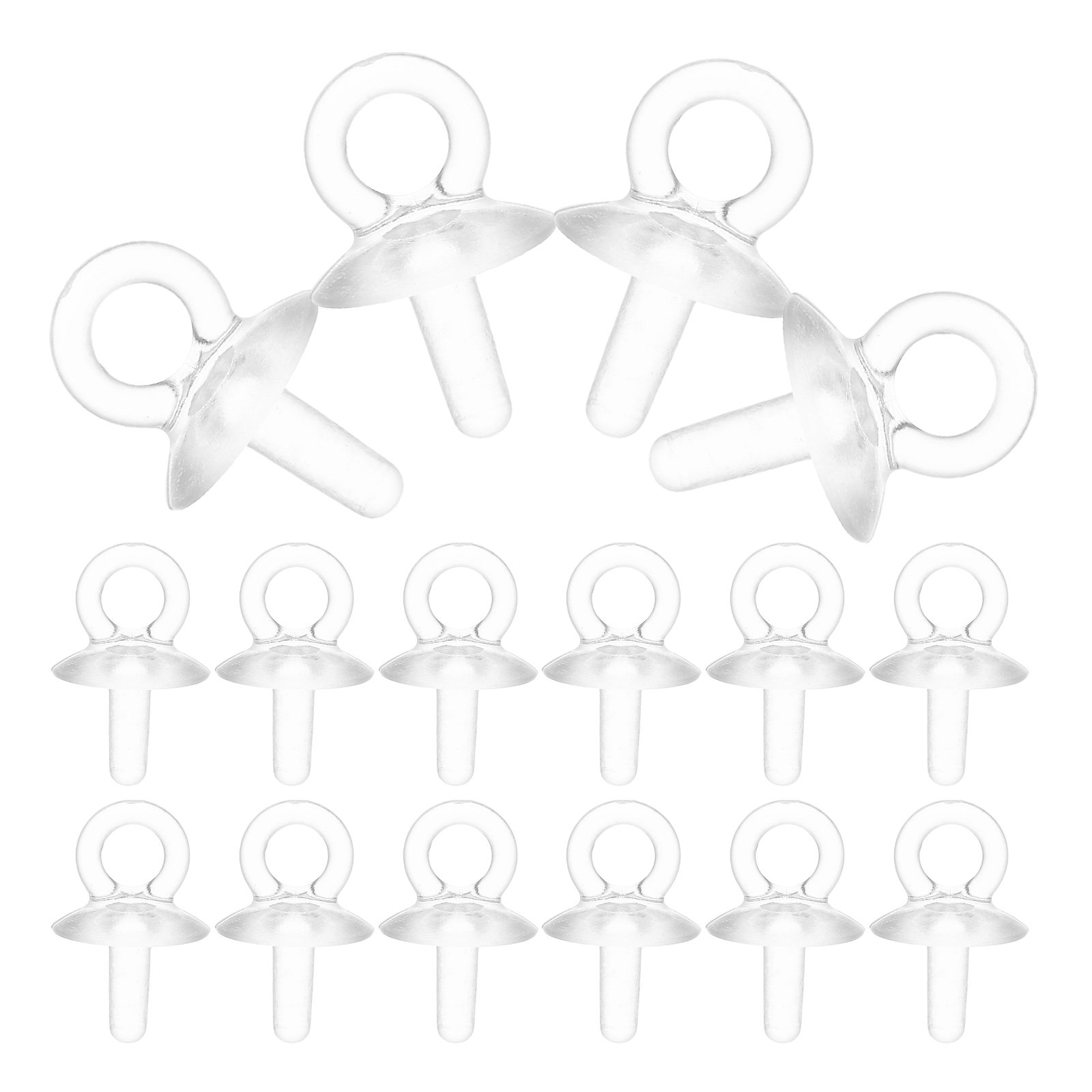 100Pcs Resin Cup Eye Pins Pear - Jewelry Making Eye Pins 评论和价格