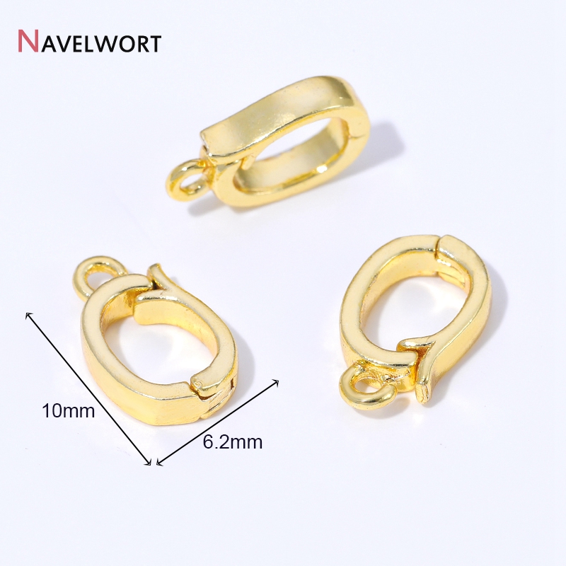 14K/18K Gold Plated Brass Meta - Jewelry Making Tools And Supplies 评论和价格