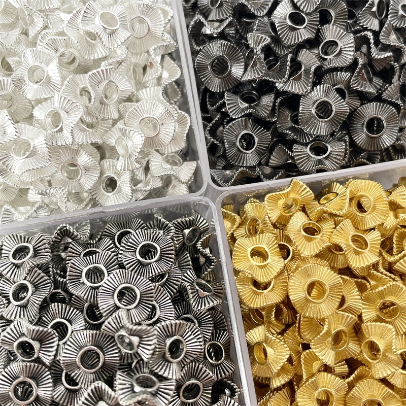 50pcs 6-10mm Irregular Striped - Jewelry Making Tools And Supplies 评论和价格