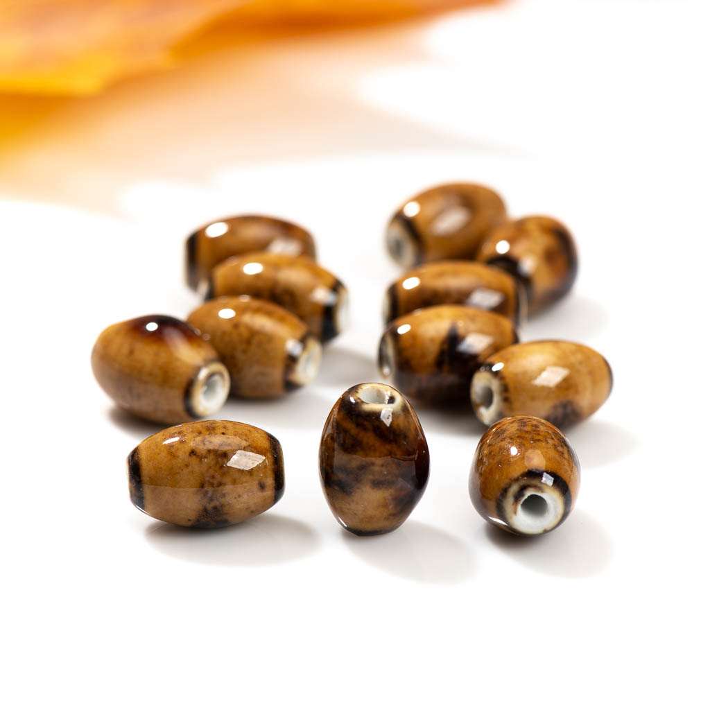 5pcs 20mm  Bucket Ceramic Bead - Jewelry Making Amazon 评论和价格
