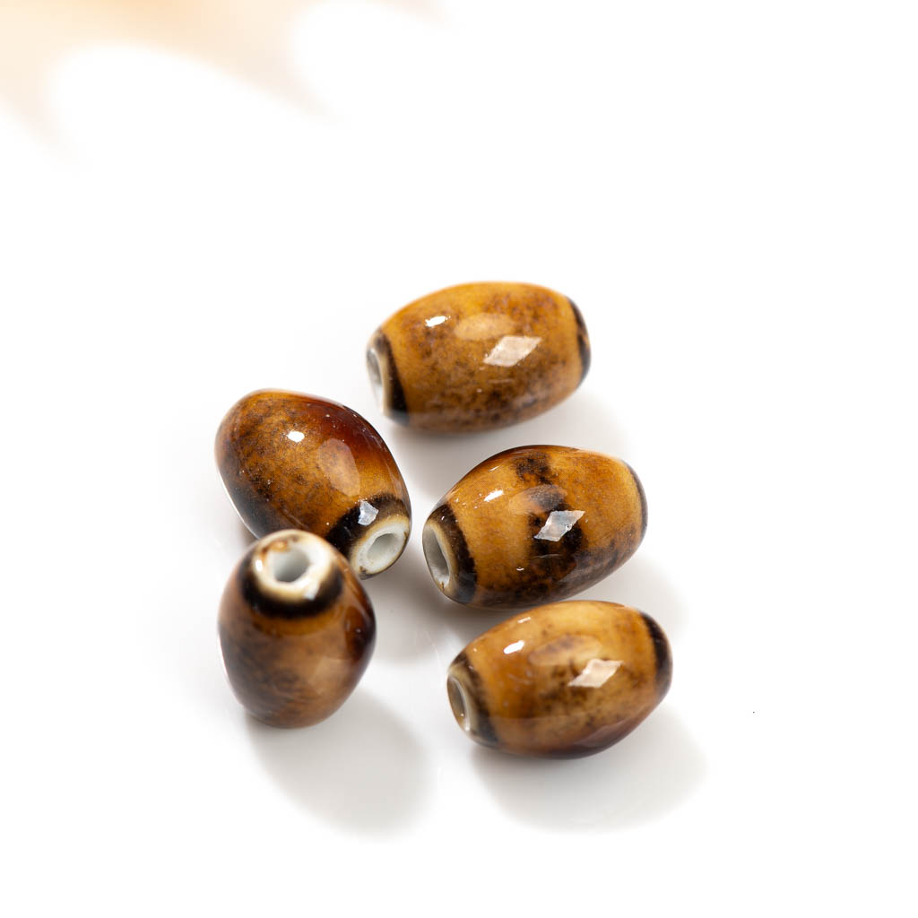 5pcs 20mm  Bucket Ceramic Bead - Jewelry Making Amazon 评论和价格