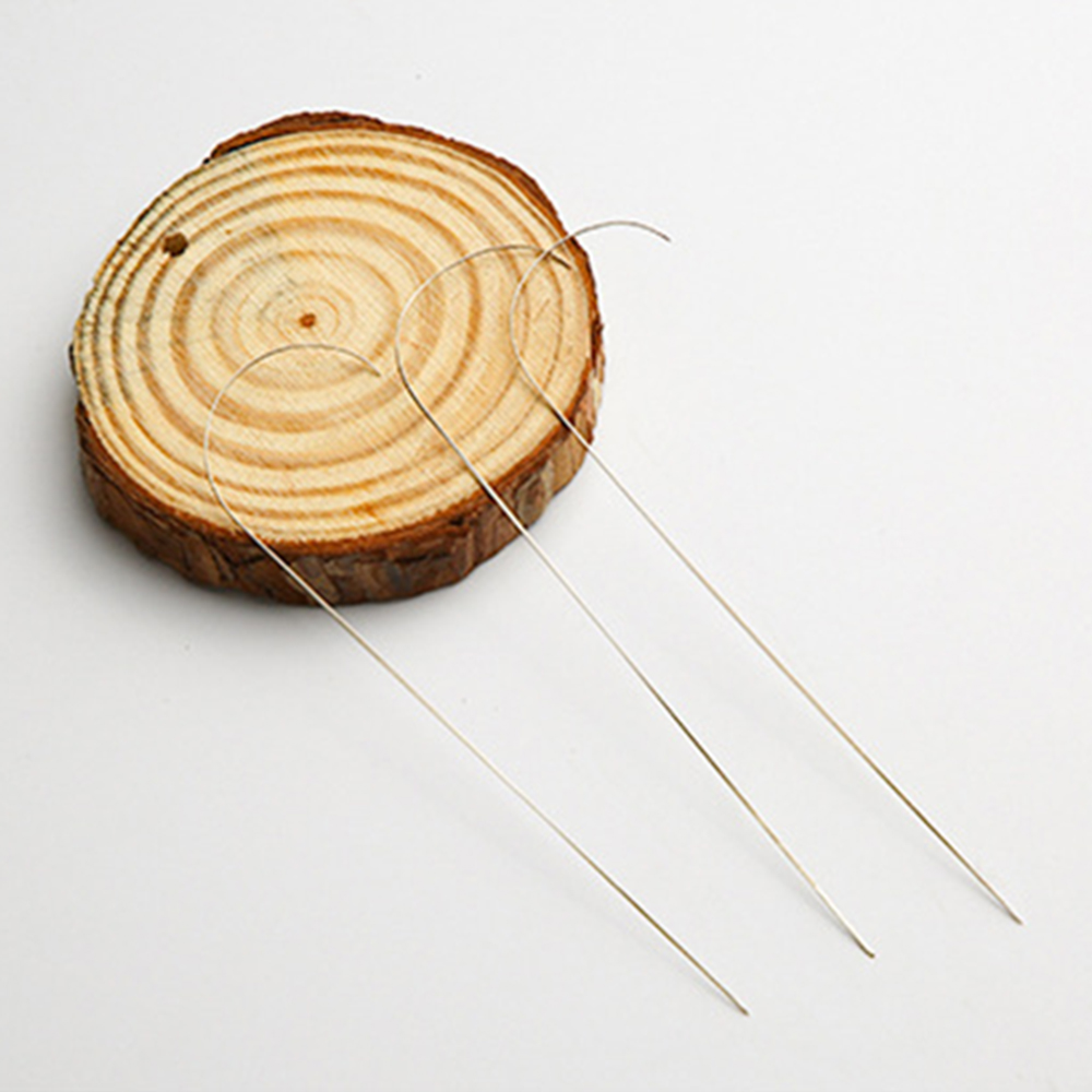 3pcs Stainless Steel Curved Ho - Jewelry Making Eye Pins 评论和价格